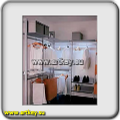 Производство гардеробной комнаты на заказ в Петербурге и Ленинградской области